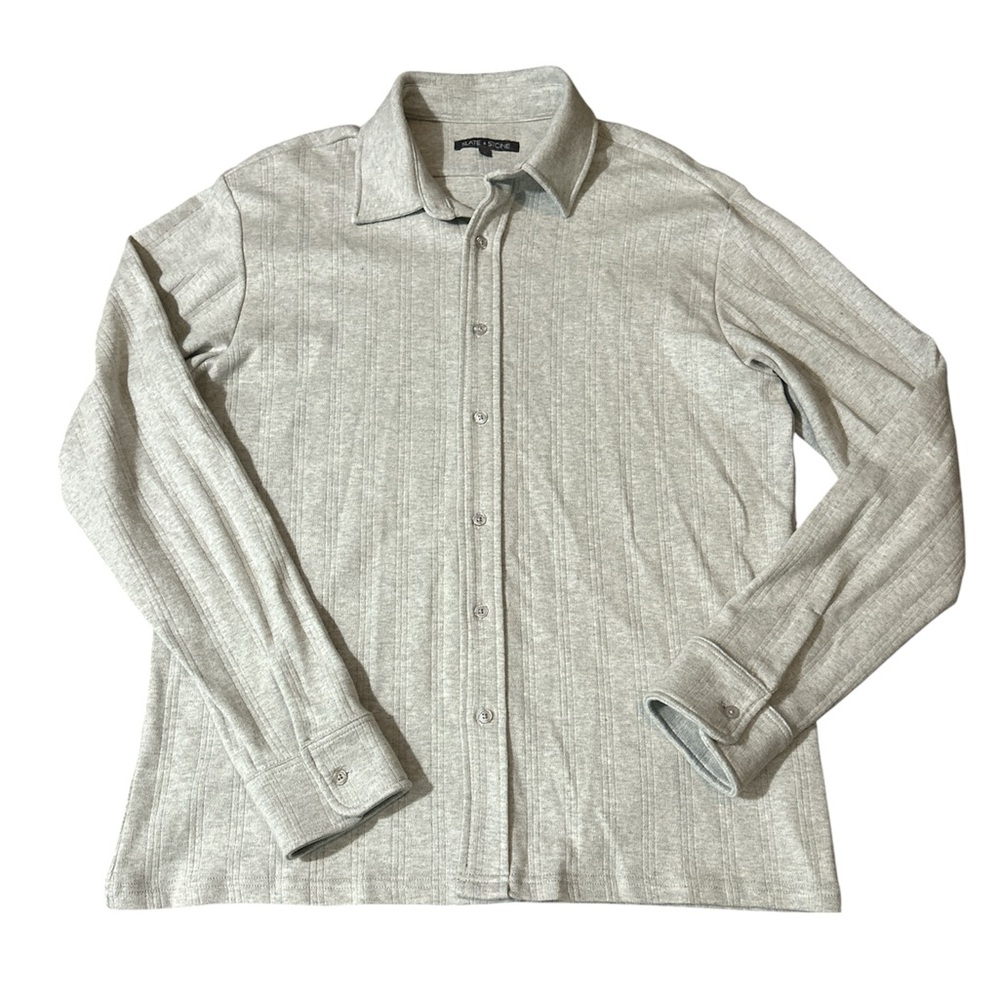 Slate & Stone Men’s Grey Button-down | Large